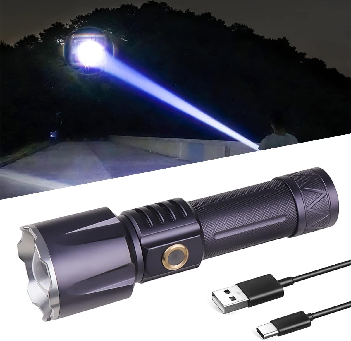 Zoomable Flashlights 2 in 1 Pack