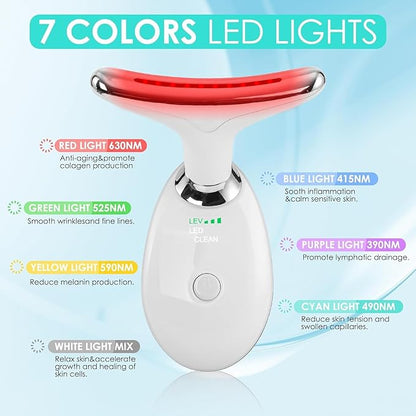 V-Shape Face Massager – 3-Mode EMS Lifting & 45°C Skin Tightening Device