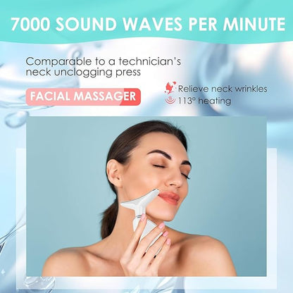 V-Shape Face Massager – 3-Mode EMS Lifting & 45°C Skin Tightening Device