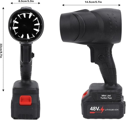 TurboJet Mini Blower – 48V Lithium Handheld Power: