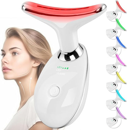 V-Shape Face Massager – 3-Mode EMS Lifting & 45°C Skin Tightening Device
