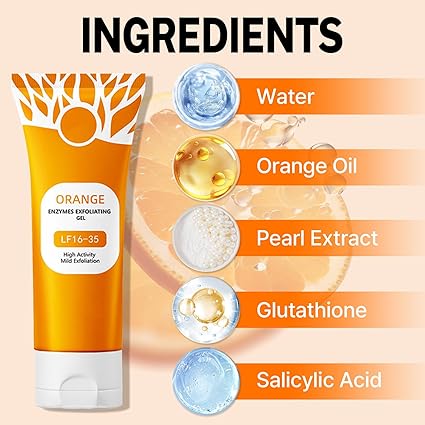 Orange Exfoliating Gel for Face & Body